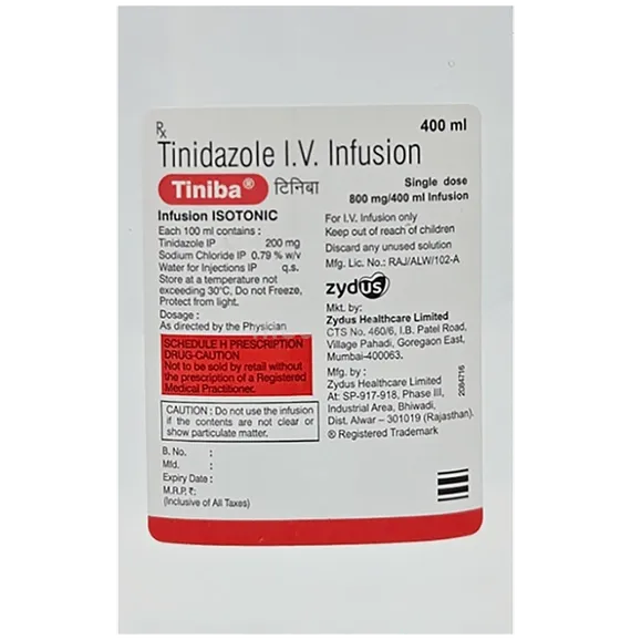 tiniba infusion injection 400 ml